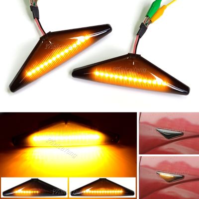 ☬℗ LED Dynamic Turn Signal Side Marker Light For Ford Mondeo MK3 2000-2006 Focus MK1 1998-2004 Car Auto Accessories