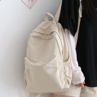 New Waterproof Nylon Women Backpack Female Travel Bag Backpacks Schoolbag for Teenage Girls Solid Color Bookbag Mochila Bookbag