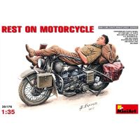 โมเดลประกอบ MiniArt 1/35 MI35176 REST ON MOTORCYCLE