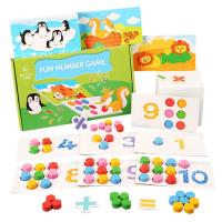 Montessori Number Flash Cards Preschool Learning Educational Montessori Toys Educational Wooden Montessori Alphabet Learning Toys for Kids Ages 3 big sale