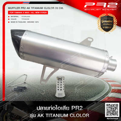 PR2 AK TITANIUM COLOR FOR YAMAHA XMAX 300 &amp; ALLNEW FORZA