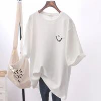 ready stock on sale Women Summer Embroidered Short Sleeve oversized T-shirt Loose Size Dress