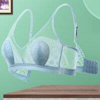 Rabbit Ear Crystal Cup Bra Ultra-Thin Underwear Graphene Breathable Gathering Bra Suit Without Steel Ring