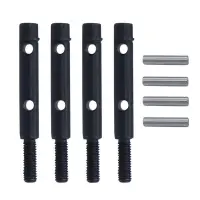 For FMS FCX24 4Pcs Metal Steel Portal Axle Output Drive Shaft 1/24 RC Crawler Car Upgrades Parts Accessories