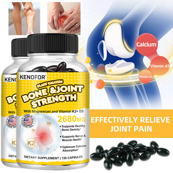 Bone and Joint Strength Supplement - 2680 mg - Supports healthy bone ...