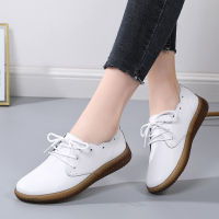 LEEANG CHEN Flats For Women Comfort Leather Flat Shoes Women Korean Style Loafers Ballet Shoes Women Mocasins Big Size 35-42