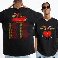 Bad Bunny New Album Un Verano Sin Ti Print T Shirt Men Bad Bunny Worlds Hottest Tour 2022 T-shirt Black Trend Tee Shirt XS-4XL-5XL-6XL