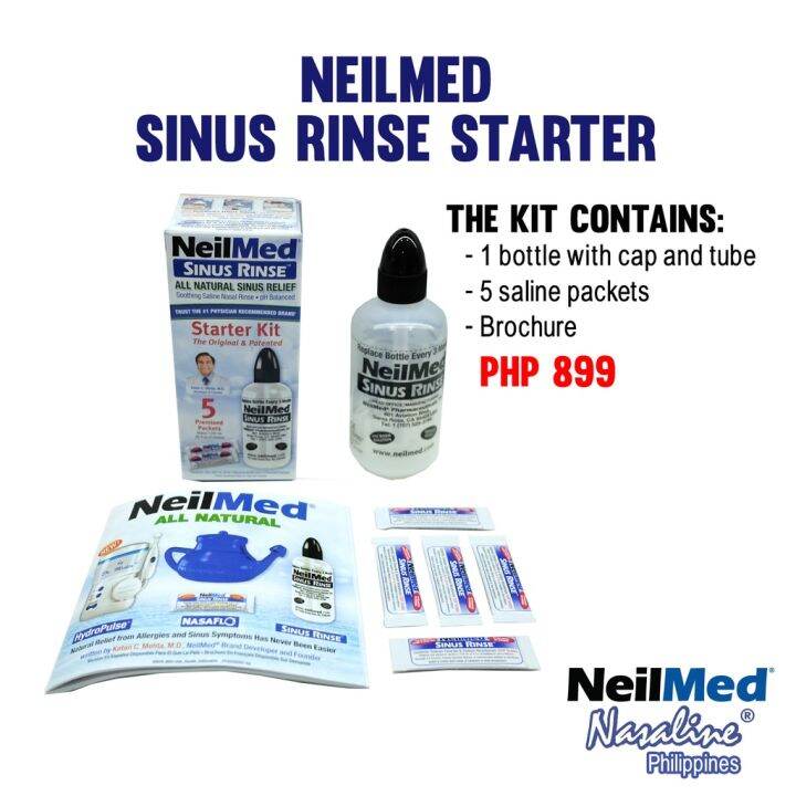 Hot sale Neilmed Sinus Rinse Starter Kit (5 packets) Nasal Irrigator