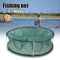 New Automatic Fishing Net Trap Cage Round Shape Opening for Crabs Crayfish Lobster SCI88