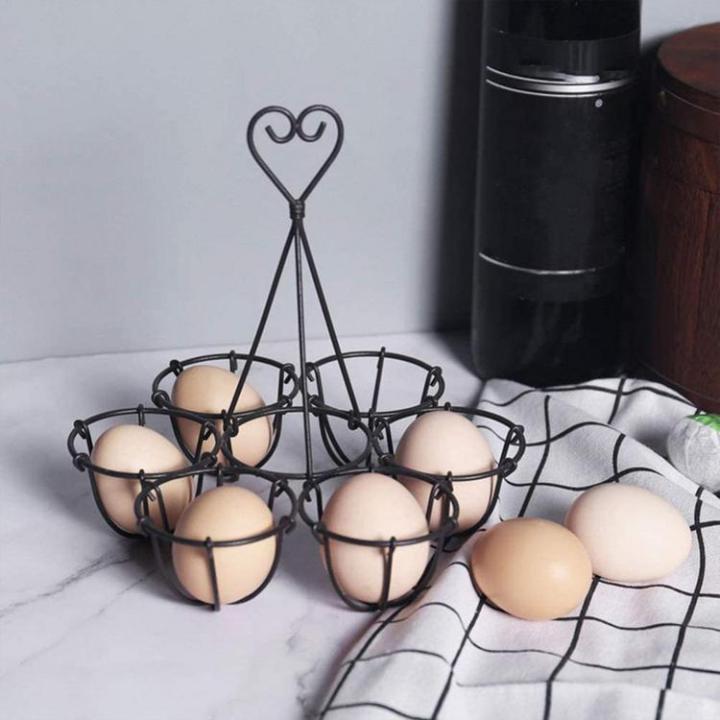 metal-egg-holder-countertop-wire-handheld-egg-holder-kitchen-organizer-egg-display-rack-housewarming-gift-for-friends-family-cute