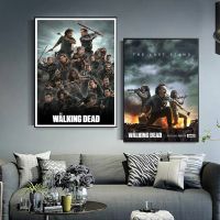 The Walking Dead โปสเตอร์ภาพยนตร์-ผ้าใบ Wall Art ภาพวาดสีน้ำมันและ Printmaking สำหรับตกแต่งบ้านห้องนั่งเล่น Wall Picture