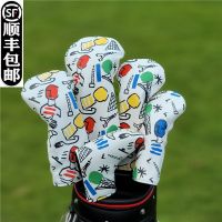 Childrens youth wooden club set iron set putter set golf club set head cover ball head protective cap cover new J.LINDEBERG DESCENTE PEARLY GATES ANEW FootJoyˉ MALBON Uniqlo