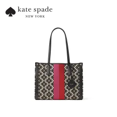 kate spade new york Everything Spade Flower Jacquard Stripe Large Tote Bag