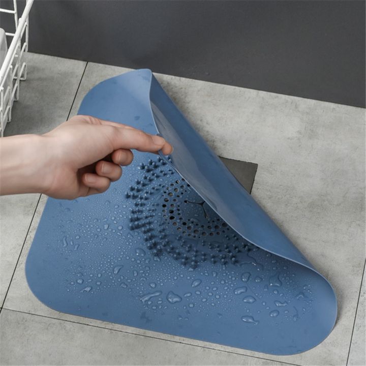 Drain Hair Catcher,Anti-Blocking Hair Catcher Drain Cover,Drain Hair  Catcher Silicon,Silicone Hair Stopper,Shower Hair Drain Catcher,Hair Drain  Cover