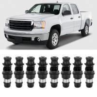 8 ชิ้นน้ำมันหัวฉีดหัวฉีด 25323974 25317628 เหมาะสำหรับ CHEVROLET SILVERADO 1500 2001-2007