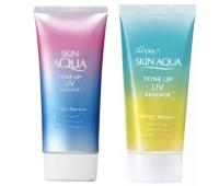 Rohto SKIN AQUA Tone Up UV Essence 80g SPF50+ PA++++ 2สูตร กันแดดผิวหน้าและผิวกาย