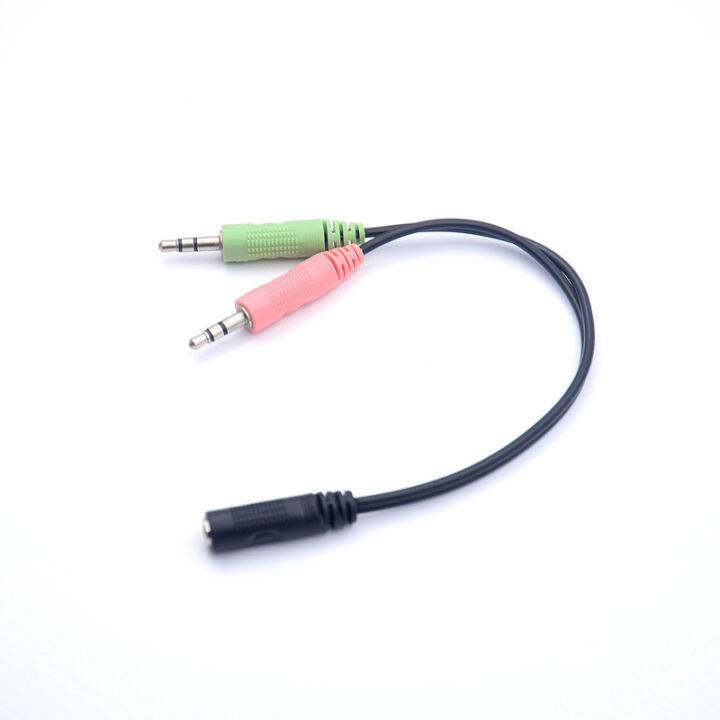 3.5mm Stereo Female Mini Jack to 2 RCA Male Cable Lazada