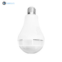 1.3MP fisheye bulb WiFi camera IR night vision panoramic mini indoor hidden alarm security camera