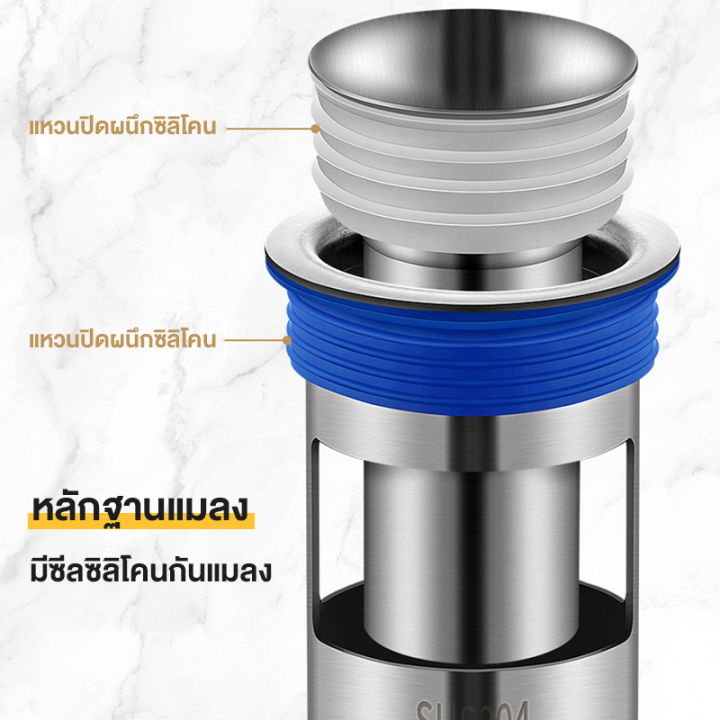 จัดส่งฟรี-ฝาปิดท่อระบาย-ดักกลิ่น-ท่อน้ำ-ฝาท่อดักกลิ่น-กันกลิ่นท่อน้ำ-กันกลิ่นเหม็น-กันแมลง-ดักกลิ่นท่อน้ำ-ที่ดักกลิ่นท่อ-ฝาท่อระบายน้ำ-ดับกลิ่นท่อน้ำ-ที่ปิดท่อระบาย-toilet-sewer-drain-filter-plug-32cm