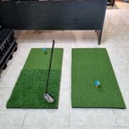 Thảm tập swing Golf gập - 2 mặt cỏTặng kèm Tee cao su