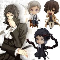 [AhQ ornaments] อะนิเมะ Bungo สุนัขจรจัดรูป Dazai Osamu Nakahara Chuuya Nakajima Atsushi พีวีซีรูปการกระทำของสะสมหุ่นรุ่นของเล่นของขวัญ