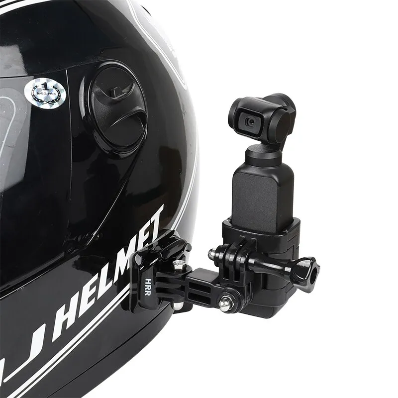 dji osmo pocket on motorcycle