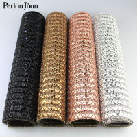 24*40cm Trianglses Glass Rhinestone Mesh Trim Hotfix crystal Fabric Sheets Strass DIY cut Applique For Dress Crafts TR071