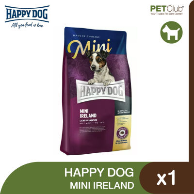 [PETClub] Happy Dog Mini Ireland - อาหารสุนัขเล็ก สูตรดูแลผิวหนังและขน 4 ขนาด [300g. 1kg. 4kg. 8kg.]