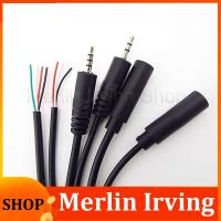 Merlin Irving Shop 25CM 2.5mm Mono 3pole 4pole Connector Cable Male Female Plug 3pin Extension Wire DIY Audio Repair Cable Adapter