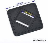 【CW】 60pcs 1 quot; 25mm Plastic silicon shoulder strap pad rubber for backpack webbing Webbing Patches HLD/M060-25