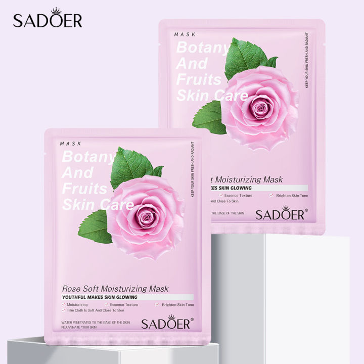 sadoer-ล็อตใหม่-มาร์คหน้า-25g-ซีรีย์มาส์กหน้าพืช-มาร์คหน้า-กระชับรูขุมขน-แผ่นมาร์คหน้า-หน้าขาวใส-บำรุงผิว-face-mask