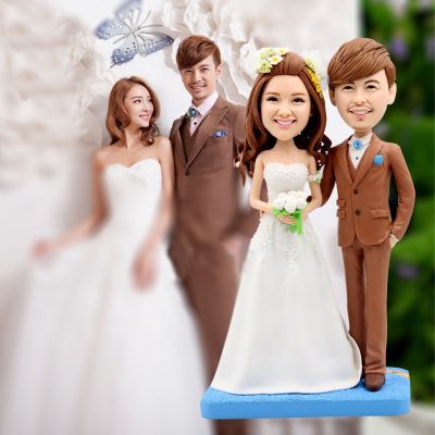 hot！【DT】☞∈◙  Real-life Soft Clay Figurine Custom Wax Portrait Photo Diy Birthday Wedding Teacher