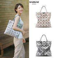 2023﹍□ Issey miyake 6 single shoulder bag package of six large diamond geometry ling frames joker tote bags handbag