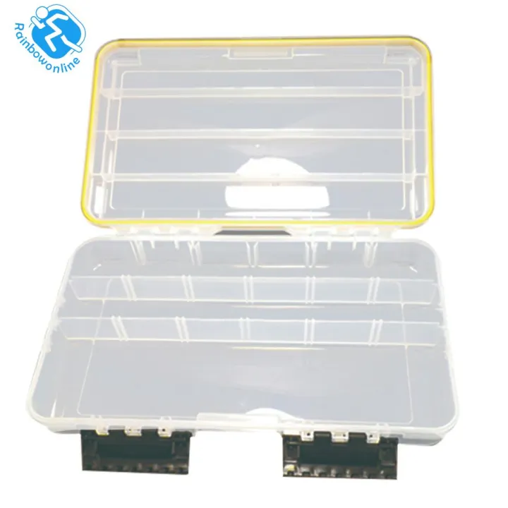 Waterproof Transparent Lure Fishing Tackle Box Portable Hook Storage ...