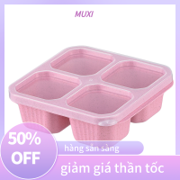 ?【HOT SALE】MUXI ภาชนะใส่อาหารสำหรับเด็กภาชนะใส่อาหารปลอดสาร BPA ใช้ซ้ำได้สำหรับมื้อกลางวัน