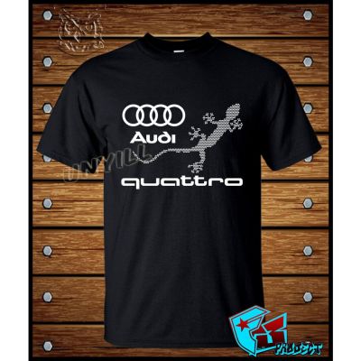 Audi graphic cotton O-neck T-shirt for men