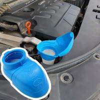 ZZOOI 6V0 955 485 Wiper Washer Fluid Reservoir Tank Bottle Cover Lid Plastic Blue for Audi for VW for SKODA