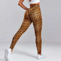 เสือดาวพิมพ์ Leggings ผู้หญิงเอวสูงกางเกงโยคะใหม่ Push Up Leggins สำหรับออกกำลังกายหญิงยิมเสื้อผ้าออกกำลังกายเซ็กซี่ Streetwear