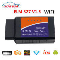 Free Shipping OBD2 WIFI ELM327 V 1.5 Scanner for iPhone IOS Android Auto OBDII Diagnostic Tool OBD 2 ODB II ELM 327 V1.5 WI-FI