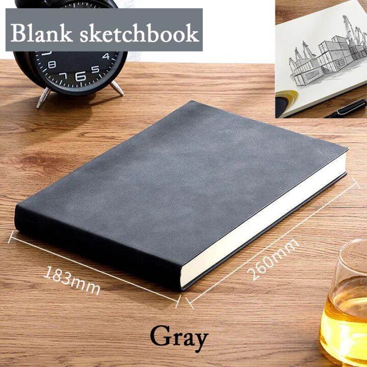 Horizontal Notebooks B5 For Take Notes Drawing Marker,Diary Gird Books