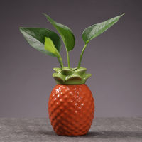 Ceramic Flower Vase Decoration Modern Fruit High Floor Vase Small Pots Plants Indoor Vasos Para Plantas Home Decoration