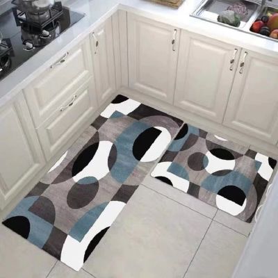 Waterproof Oilproof Kitchen Mat Antislip Bath Mat Soft Bedroom Floor Mat Living Room Carpet Doormat Kitchen Rug