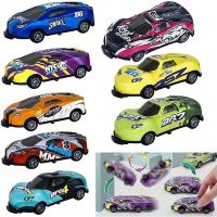 8pcs Alloy Stunt Toy รถ มินิการ์ตูนดึงกลับของเล่นรถแข่งเพื่อการศึกษาสำหรับเด็ก Toy