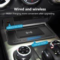 For WEY Tank 300 Car QI Fast Wireless Charger Cigarette Lighter Installation Modification Accessories For Iphone 13 12 Pro Max