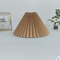 Retro Pleats Lampshade for Table Lamp Standing Lamps Japanese Style Pleated Lampshade Creative Desk Lamp Shade Bedroom Lamps E27