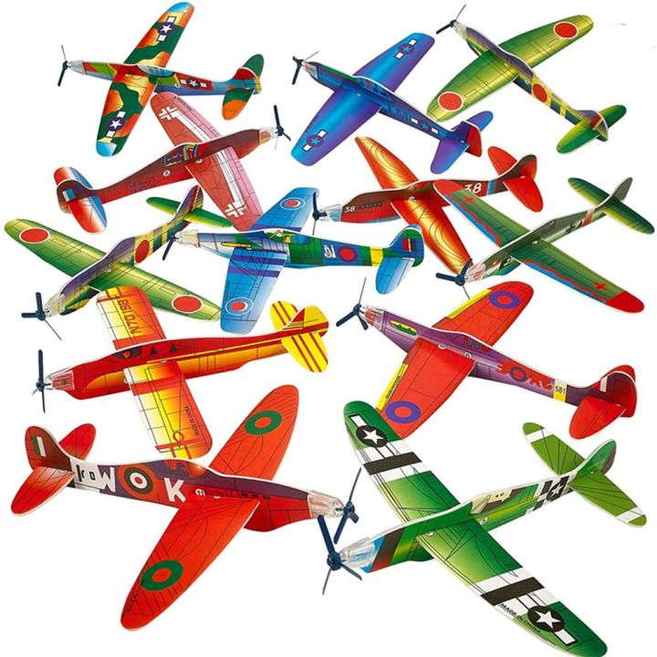 5-10pcs-diy-hand-throw-aircraft-flying-glider-toy-planes-game-airplane-foam-airplane-model-plast-bag-fillers-children-kids-toys