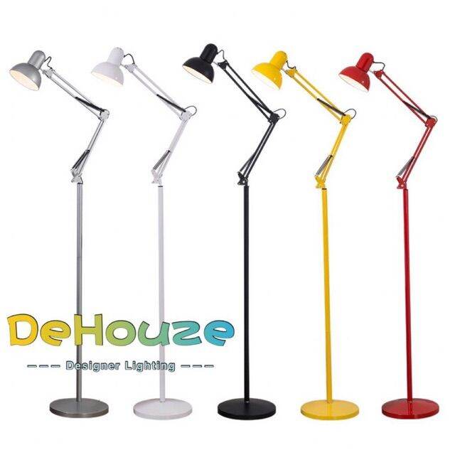 DeHouze E27 X 9W LED BULB Adjustable Floor Lamps / Study Light / Ikea