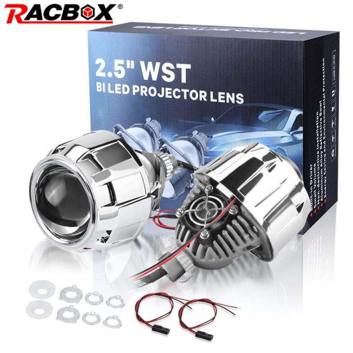 Bi Led Projector Lens 2.5 Inch HD Glass Headlight Lenses Hi/Lo Beam