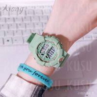 [KUSU] W0095 Korean Macaron Color Waterproof Mens Womens Uni Student Sport Watch