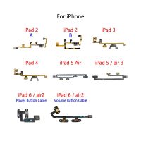 ปุ่มเปิด / ปิดปุ่มปรับระดับเสียงเปิด / ปิดสายดิ้นสําหรับ iPad 2 Air 3 4 5 6 Mini 1 2017 9.7 นิ้ว A1823 A1822 air2 A1566